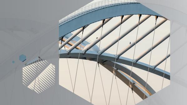 Estrutura da ponte de infraestrutura