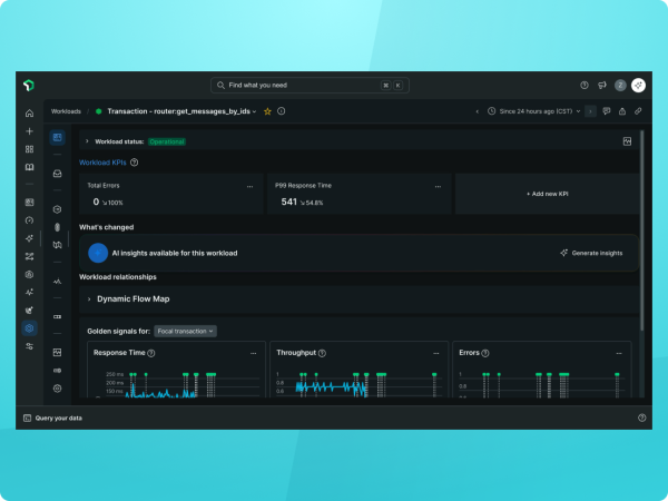 Erweiterte Workloads New Relic